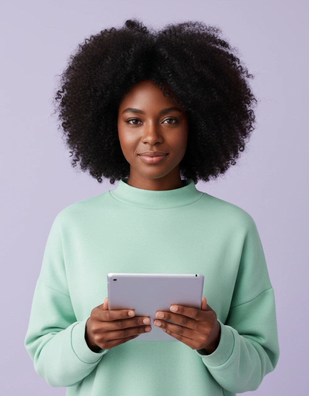 Professionnel avec tablette